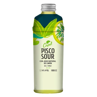 Pisco Capel Sour 1000Cc.14G.