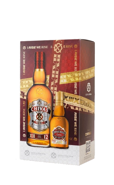Pack W.Chivas 12A. 40Gr. 750Cc.+ Chivas Ext.200Cc.