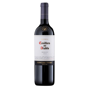 Vino Casillero del Diablo Merlot Botella 750cc