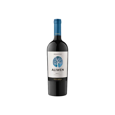 Vino Aliwen Merlot Botella 750cc
