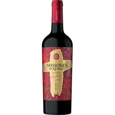 Vino Misiones de Rengo Medium Sweet Red Blend Botella 750cc