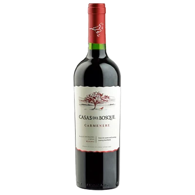 Vino Casas del Bosque Reserva Carmenere Botella 750cc