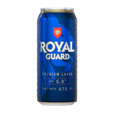 Cerveza Royal Guard lata 470 CC