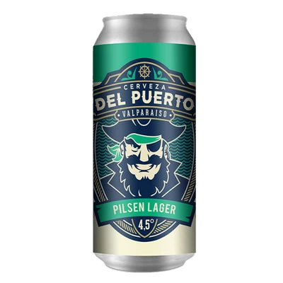 Cerveza del Puerto Pilsen Lager Lata 473cc