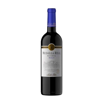 Vino Medalla Real Reserva Merlot Botella 750cc