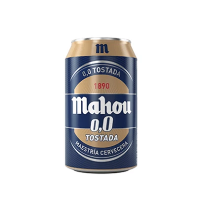 Cerveza Mahou Tostada S/A Lata 330Cc