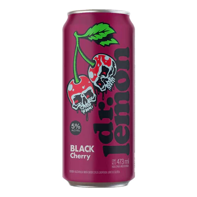 Dr. Lemon Black Cherry Lata 473Cc 5Gr