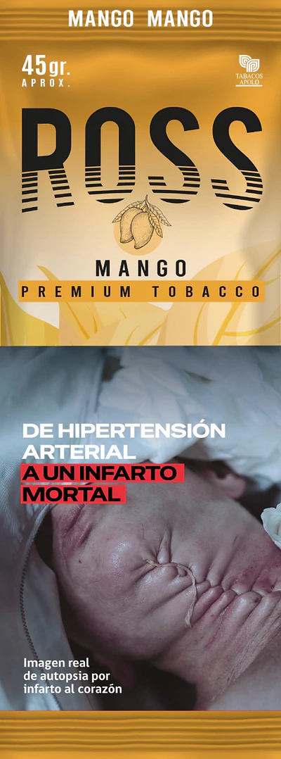 Tabaco Ross Mango 45gr