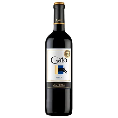 Vino Gato Merlot 700Cc