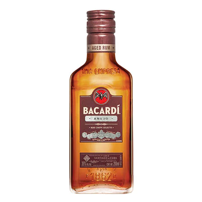 Petaca Ron Bacardi Anejo 200Cc. 38G