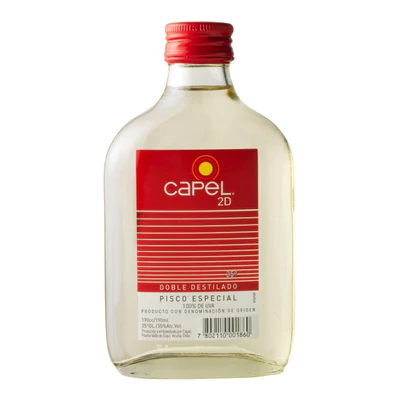 Petaca Pisco Capel 2D 35G 190Cc
