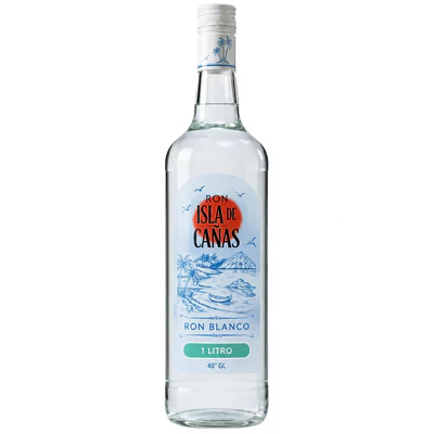 Ron Isla De Caña Blanco 1000Cc 40G