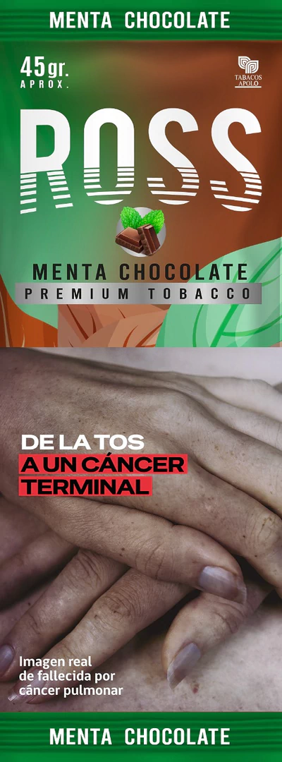 Tabaco Ross Menta Chocolate 45gr