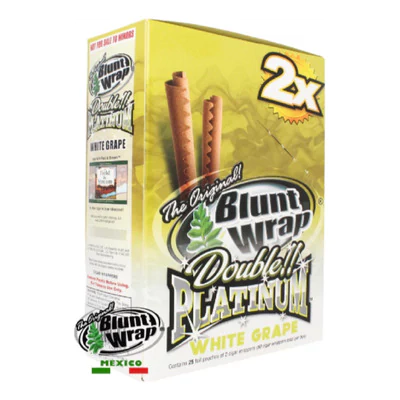 Papelillo Blunt Wrap Platinum White Grape 40Grx25U