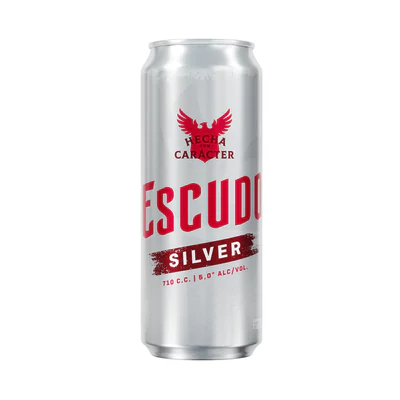 Cerveza Escudo Silver Laton 710Cc 5Gr