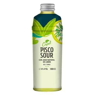 Pisco Capel Sour 1000Cc.14G.