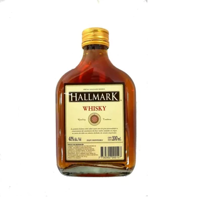 Petaca Whisky Hallmark 190Cc 40Gr