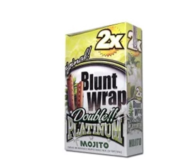 Papelillo Blunt Wrap Platinum Mojito 40Gr X 25Un