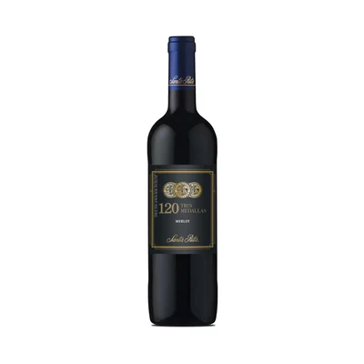 Vino Tres Medallas Merlot 700Cc. 14G