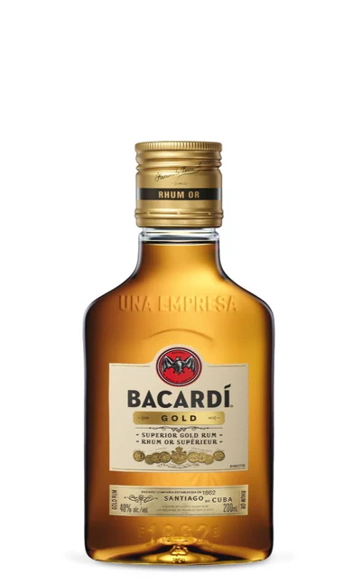 Petaca Ron Bacardi Carta Oro 200Cc. 40G