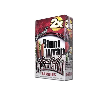 Papelillo Blunt Wrap Platinum Berry 40Gr X 25Un
