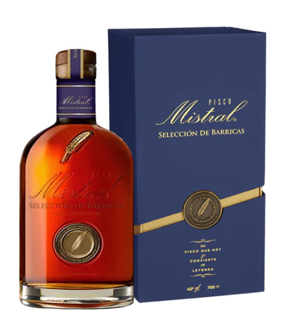 Pisco Mistral Selecc De Barricas 700Cc. 40G