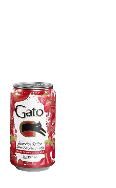 COCTEL de VINO GATO DULCE BORGOÑA LATA 350cc8g