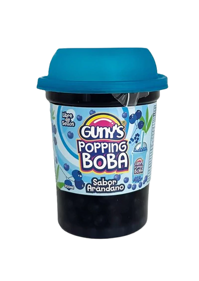 BEB.GUNYS POPPING BOBA ARANDANO 350cc