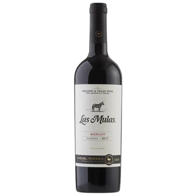 BOT.VINO LAS MULAS MERLOT 750cc 13,5g