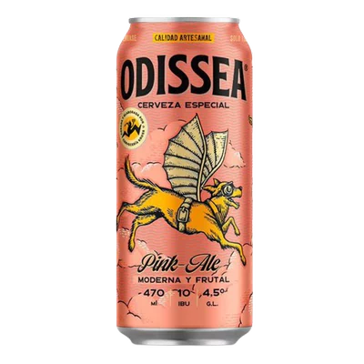 CERVEZA ODISSEA PINK  470cc 4.5g