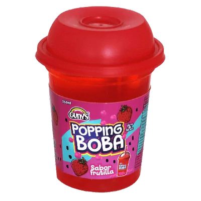 BEB. GUNYS POPPING BOBA FRUTILLA 350cc