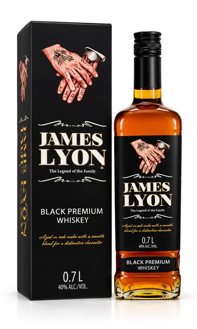 Whiskey James Lyon Black Barrel 700Cc 40G