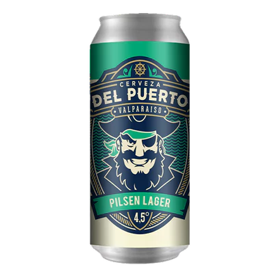 Cerveza del Puerto Pilsen Lager Lata 473cc