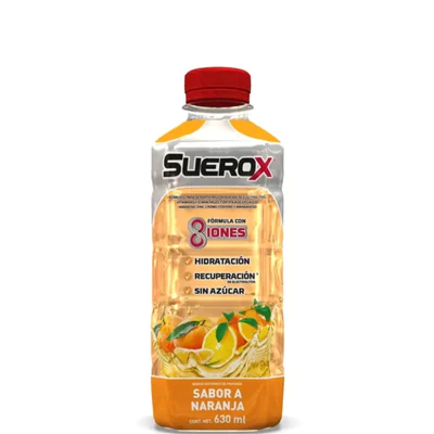 BEB. ISOTONICA SUEROX NARANJA 630cc