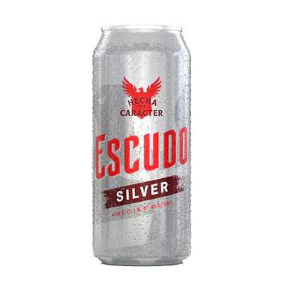 Cerveza Escudo Silver lata 470 CC