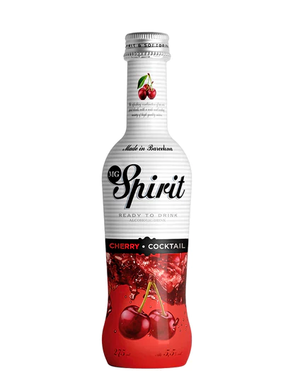 Coctel Bot Mg Spirit Cherry 275Cc 5.5G