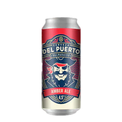 Cerveza del Puerto Amber Ale Lata 473cc