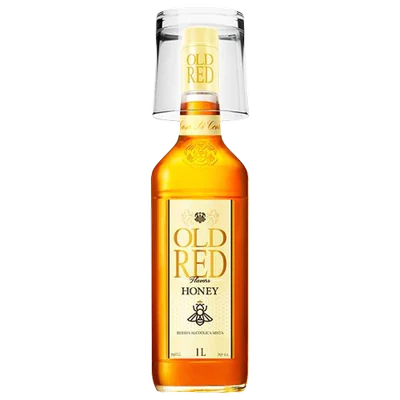 Whisky Old Red Honey 1000Cc 29.5G + Vaso