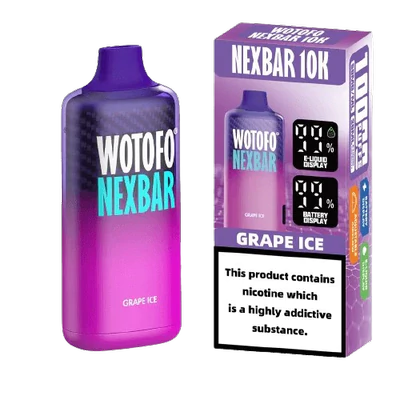 Vaporizador Nexbar 10.000 Grape Ice