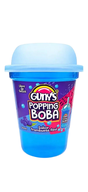 BEB. GUNYS POPPING BOBA FRAMBUESA 350cc