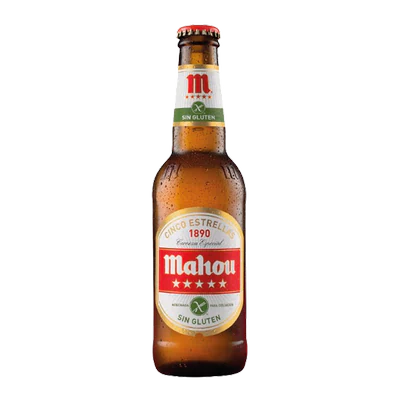 Mahou 5 Estrellas Sin Gluten 330cc