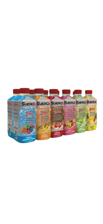 PACK SUEROX (6 BLUE,2 NARANJ,2 PIÑ, 2 FRUT) 630cc