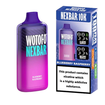 Vaporizador Nexbar 10.000 Blueberry Raspberry