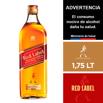 Whisky Johnniewalker Red Label 1750Cc40G