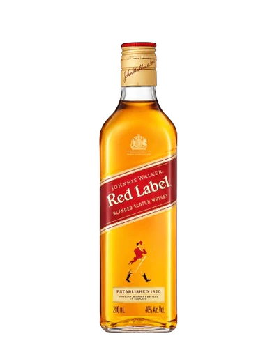Petaca Whisky Johnnie Wal. Red 200Cc. 43G (Peta)