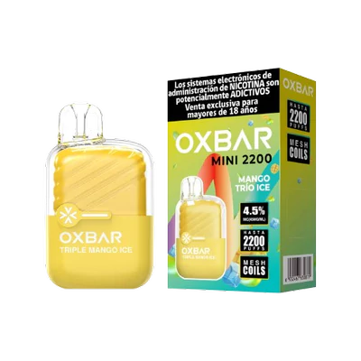 Vaporizador Oxbar Mini 2.200 Mango Trio Ice