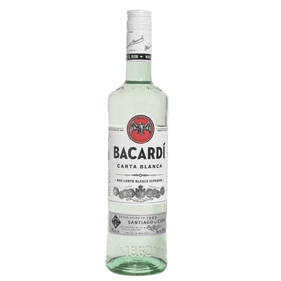 Ron Bacardi Blanco Botella 700 cc