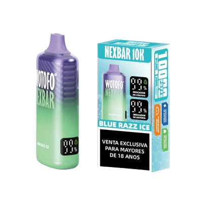 Vaporizador Nexbar 10.000 Blue Razz Ice