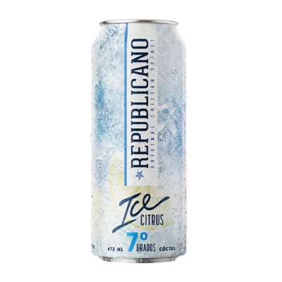 COCTEL REPUBLICANO ICE CITRUS LATA 473cc 7g