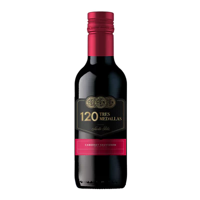 Vino Tres Medallas Tinto 187Cc. 14G